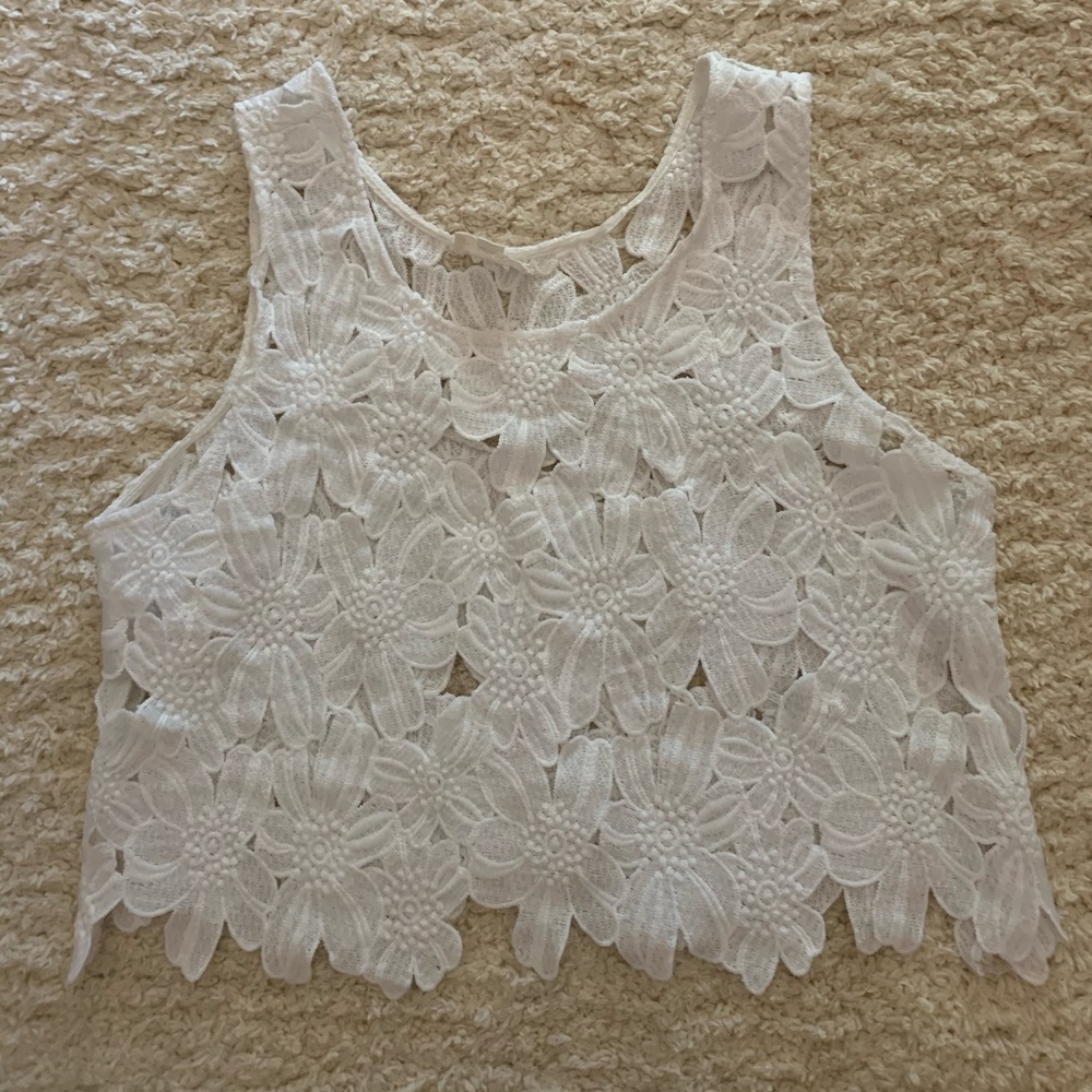 pacsun lace tank top